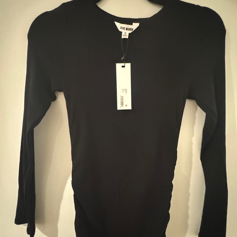 NWT Steve Madden Black Mini Dress Small - Picture 2 of 3